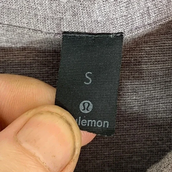 Lululemon Evolution Short-Sleeve Polo Shirt Men's Small Gray Stretch Performance - Picture 8 of 8